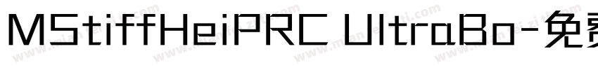 MStiffHeiPRC UltraBo字体转换
